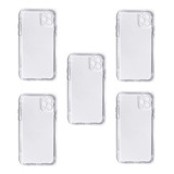 Kit 5 Capinhas Case Capa Em Acrílico Para iPhone 11 Promax