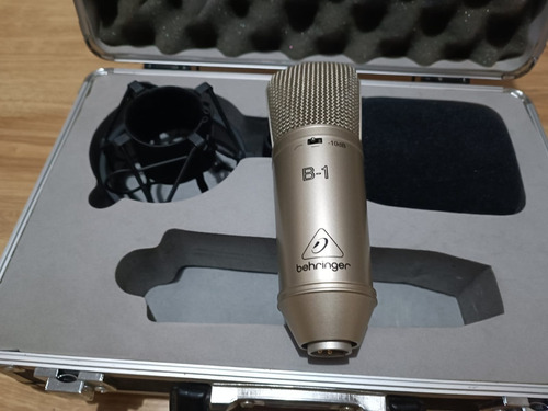 Microfone Condensador Profissional Behringer B1 Com Maleta