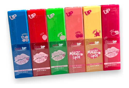 Pink Up Magic Lip Oil Set 6 Piezas Gloss