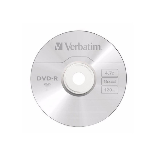 Dvd Virgen Verbatim X Unidad 16x 4.7gb