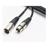 Cable Profesional Microfono Xrl Cannon 6 Mts Negro Parquer