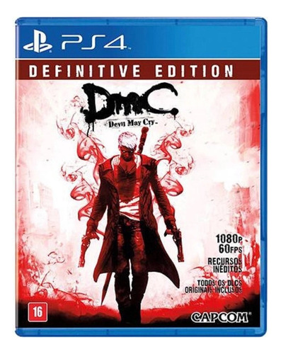 Jogo Midia Fisica Devil May Cry Dmc Definitive Edition Ps4