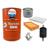 Cambio Aceite Total 7000 10w40 4l + Kit Filtros Renault Kwid