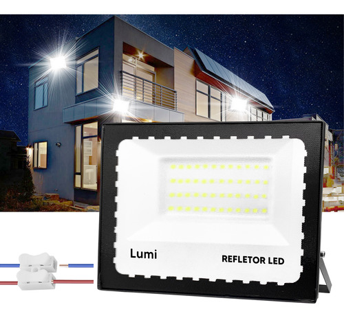 Brisa Mini Refletor Floodlight 200 W 110v/220v Preto