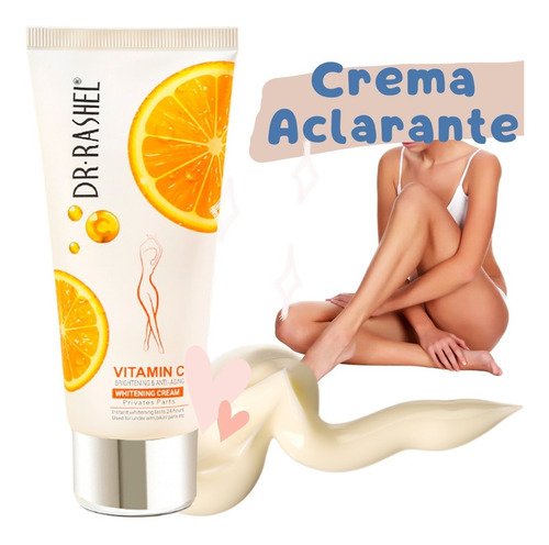 Crema Zona Intima Codo Rodilla Axilas Aclarante Vitamina C F