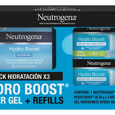 Neutrogena Hydro Boost Crema Facial  Gel 50g + 2 Refill Ctc | Envío gratis