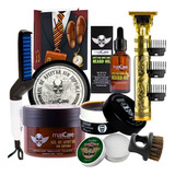 Kit De Barba Y Tatoo Cera/gel De Afeitar/aceite/maquinas