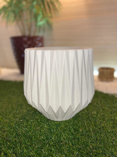 Vaso Para Plantas Em Polietileno Origami P 22x20