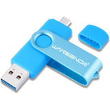 Unidad Flash Usb Otg De 64 Gb Wansenda 2 En 1 Micro Puerto Y