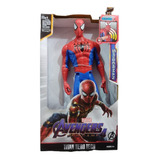 Muñeco Spiderman Superheroes Luz Sonido Alternativo 30cm