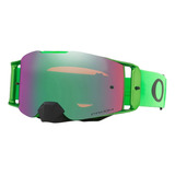 Antiparras Oakley Front Line Mx 7087 Prizm Iridium - Armazón Verde Y Violeta Espejado 66