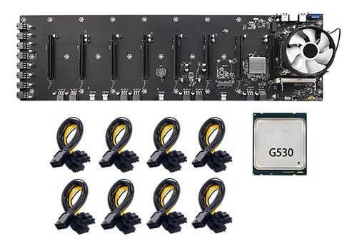 Placa Base Minera Eth-b75 Btc Con Cpu G530+ventilador De Cpu