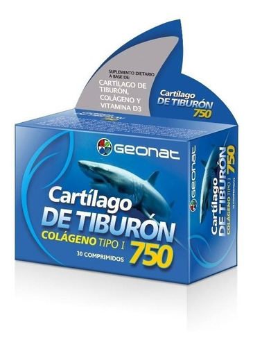 Cartilago De Tiburon 750 Colageno Capsulas Pildoras Pastilla