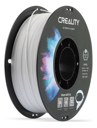 Filamento Impresora 3d Cr-petg Marca Creality 1kg  Blanco
