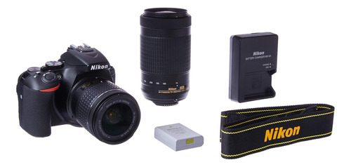 Nikon D5600 Dslr Con 18-55 Mm F / 3.5-5.6g Vr Y 70-300 Mm F