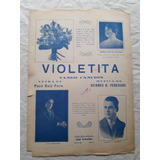Partitura Violetita - Tango Cancion - Ruiz Paris - Peressini