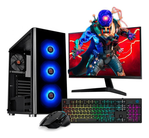 Pc Cpu Gamer Amd Ryzen Ddr4 8gb Rgb Ssd 480gb Geforce 1030