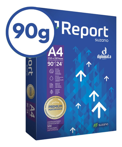 Papel Report 90g A4 - O Melhor Para Impressão Jato De Tinta!