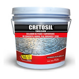 Sellador Cretosil Emulsión 4 Lts. Para Concreto, Barro, Teja, Ladrillo, Mosaico Y Yeso ( Acabado Brillo, Color Transparente)