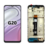 Tela Display Frontal Touch Moto G20 Xt2128 Original Com Aro