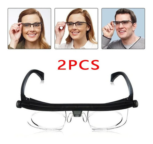 Gafas Con Zoom De Visión Con Esfera Ajustable, 2 Piezas