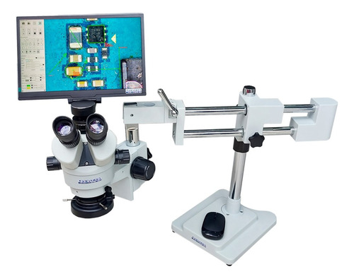 Microscopio Óptico Profesional Trinocular Medición  10fd