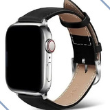 Pulseira Couro Genuíno Social P/ Apple Watch Todos Tamanhos