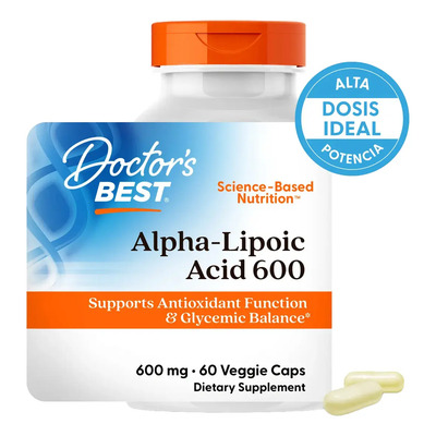 Ácido Alfa Lipoico | Antioxidante | 600mg 60 Caps Veg | Meses sin interés