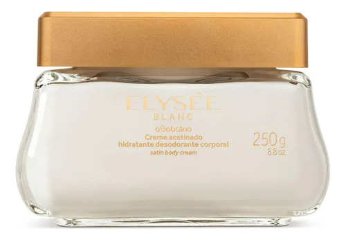 Creme Acetinado Hidratante Desodorante Elysée Blanc 250g