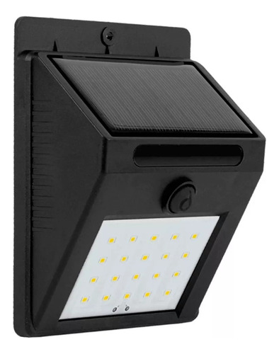 Reflector Led Solar 4w Luz Blanco Frío Ip65 Exterior Candela