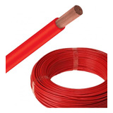 Fio Cabinho 6 Mm Vermelho Cristal Rolo 100 Metros