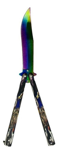 Cuchillo Navaja Mariposa Supervivencia Filo Calavera