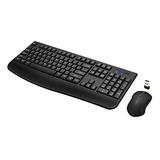 Combo Teclado Y Mouse Bluetooth Loigys De 104 Teclas -negro