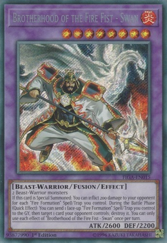 Brotherhood Of The Fire Fist - Swan (figa-en015) Yu-gi-oh!