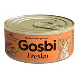 Gosbi Fresko Gatos Lata Sabor Atun Con Salmon Y Papaya 70 Gr