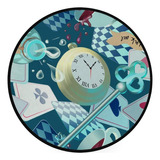 Kuizee Alfombra Redonda De 3 Pies, Diseño De Reloj De Bolsil