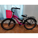 Bicicleta Rosa Para Niña Rin 24  Poco Uso