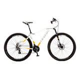 Bicicleta Mtb Mountain Futura Pantera R29 Aluminio Color Blanco/naranja