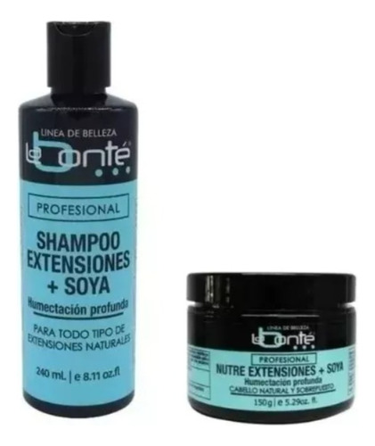 Labonté Kit Shampoo & Vitamina Nutre Extensiones + Soya