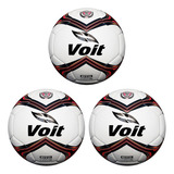 Pelota De Fútbol Voit Amateur Nº 5 Pack X 3 Unidades Color Blanco