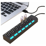 Zapatilla Hub Usb Multiplicador 7 Puertos Usb 2.0 