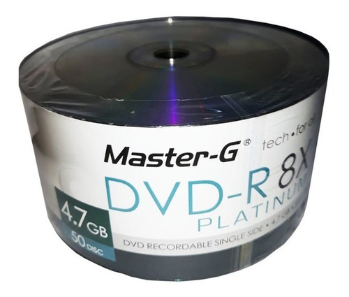Dvd-r Master G 8x C/logo Platinum 