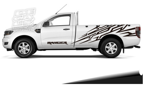 Calco Ford Ranger 2013/19 Cabina Simple Metric Txt Juego