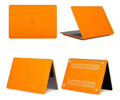 Carcasa Compatible Con Macbook Air 13 2018-2021 M1 Naranja