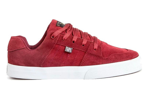 Zapatillas Skate Urbanas Cuero Bordo Envió Gratis Valimited