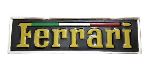 Emblema Ferrari Lamina Troquelada Auto Camioneta Camion Moto