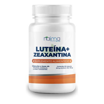 Luteína Y Zeaxantina Vitaminas C Y E, Zinc, Cobre - 100 Cápsulas Naima | Meses sin interés
