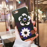 Case Para iPhone Flores Piedra Colores Otoñales Mujer Funda