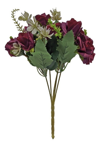 Flor Artificial Ramo De Rosas Decorativas  - Sheshu Home