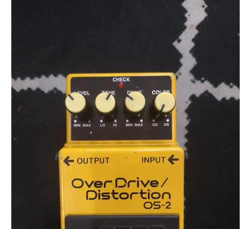 Pedal Boss Overdrive Distortion Os-2 Usado